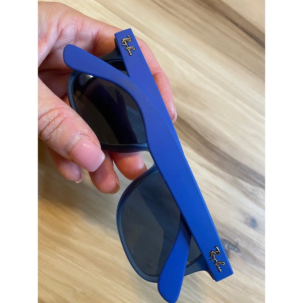 Ray-Ban Junior RJ Justin Kids Rubber Transparent Blue Frame Sunglasses Kids